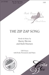 The Zip Zop Song SAB choral sheet music cover